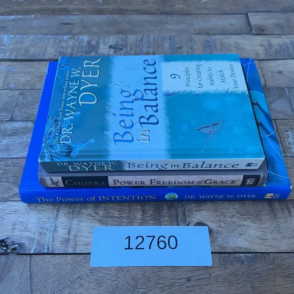 Dr. Wayne Dyer & Deepak Chopra Self-help and Personal Growth Book Lot of 3